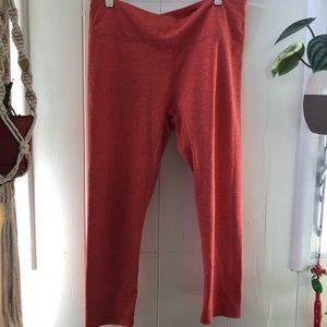 Coral Capri Leggings